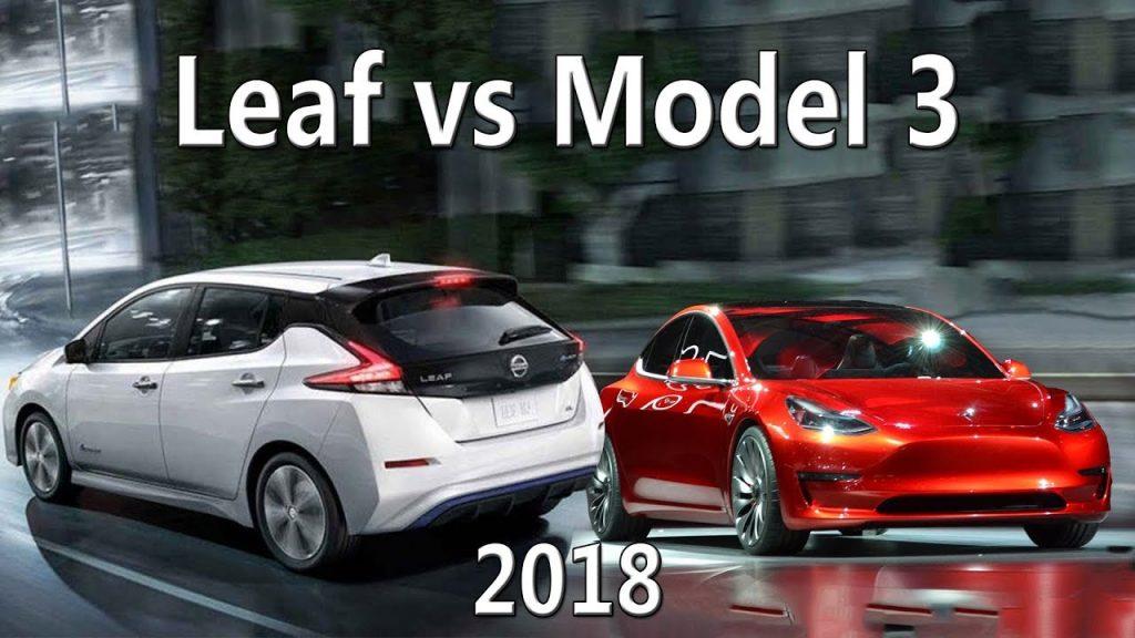 новый Nissan Leaf 2018 года и его конкуренты