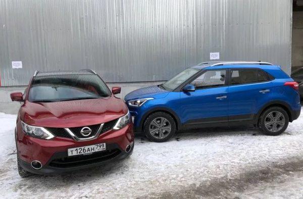 Сравнение Hyundai Creta и Nissan Qashqai